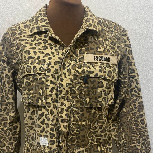 Magic Stick Military Camouflage Jacket No Size Tag See Measurements - Picture 3 of 12